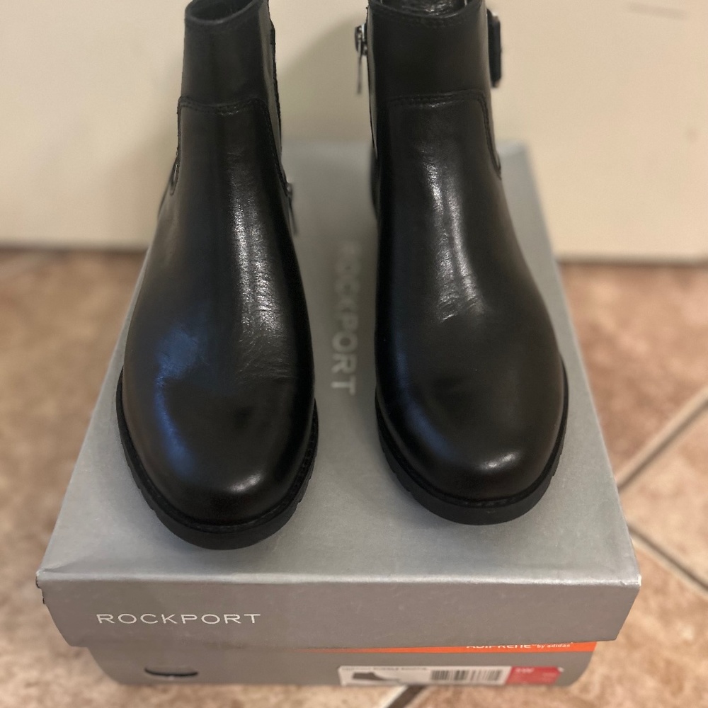 Brand new Rockport Tristina Black Buckle Bootie